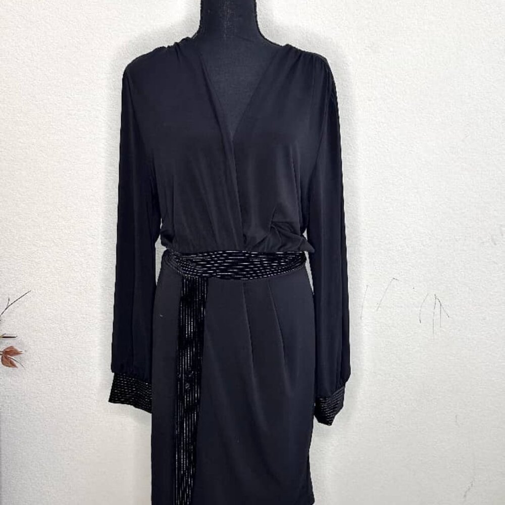 Black Wrap Dress